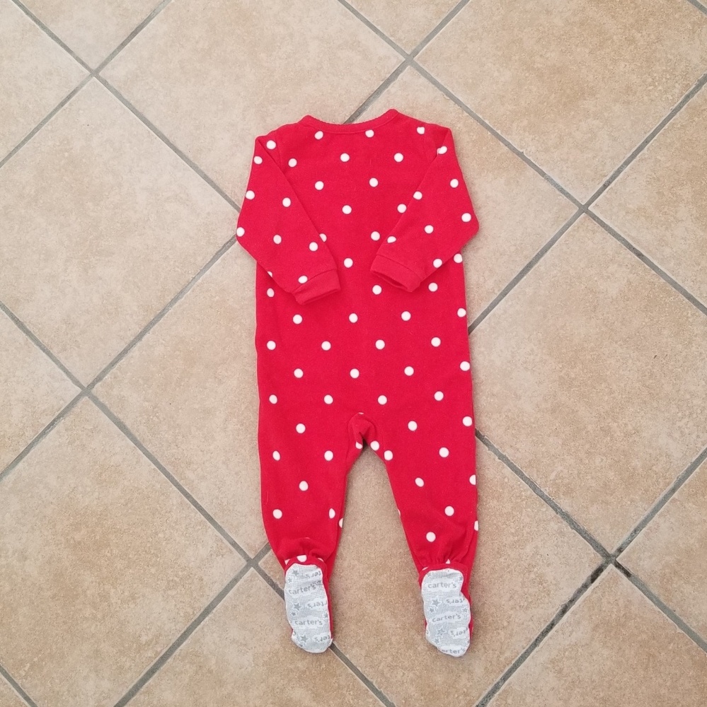 Little Girls Footed Onesie - Picture 2 of 2